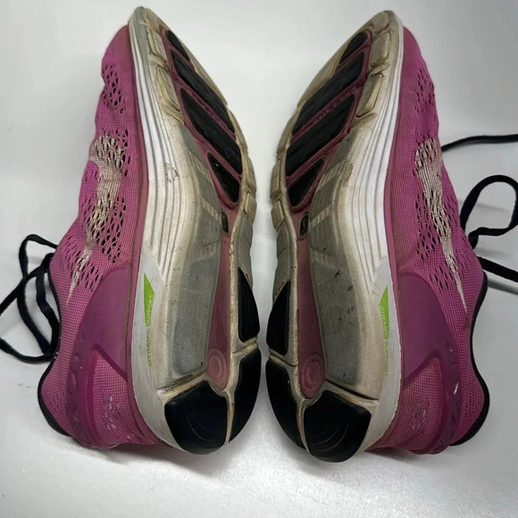 Nike Lunarglide 5 Sneakers Running Shoes Athletic Shoe Pink Green Womens Size 8 - Picture 8 of 12